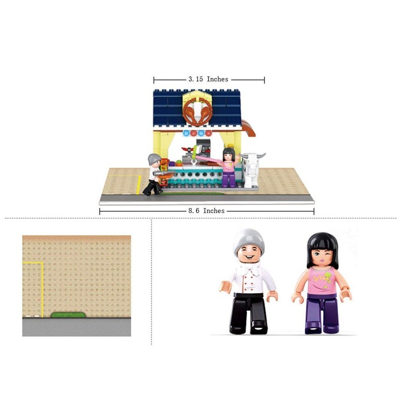 Sluban M38-B0605 Beach Restaurant, Multi-Colors