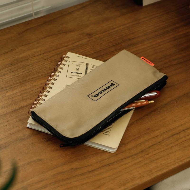 penco Flat Pen Case Penco Flat Pencil Case Navy
