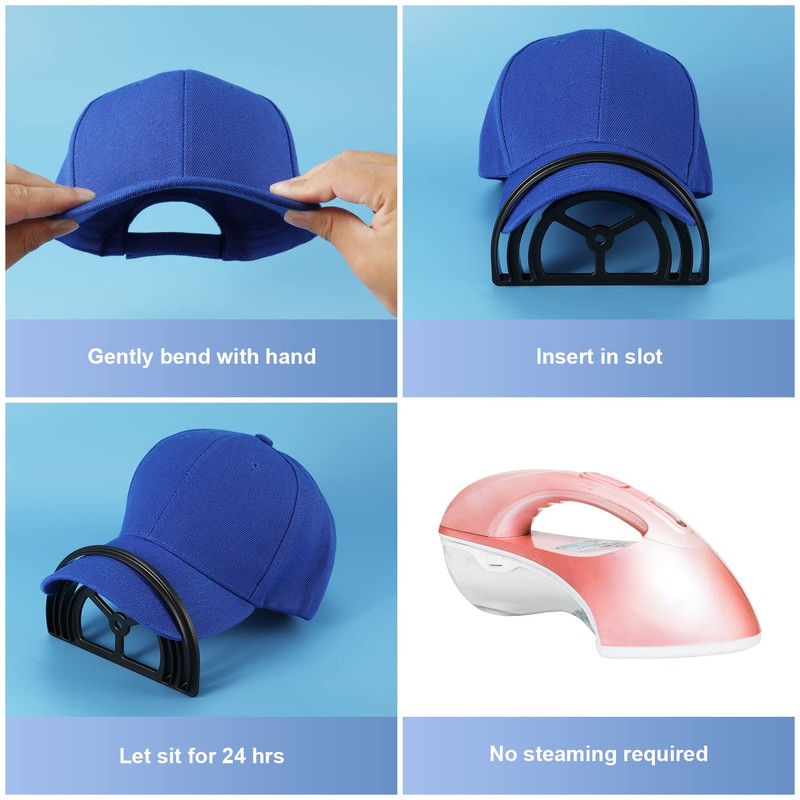 4 Pack Hat Brim Bender Tool, Hat Curving Band Shape