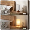 Fenmzee Small Table Lamp for Bedroom - Inline Control, Bedside
