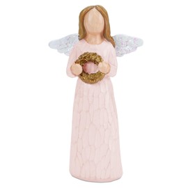 Angel Figurines, Christmas Angel, Guardian Angel Statue, Sculpted Hand-Painted Angel, for Teen Girls, Collectible Sculpture, Encouragement Gift to Show Love or Christmas Decor.