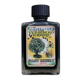 Generic Aceite De Ven Dinero Rapido - Fast Money Spell Oil - 1 fl oz., Green