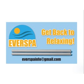 JZSMY 2Pcs For Intex Pure Spa Hot Tub Impeller Pump Shaft Fix E90 errors, 2Pcs Stainless Steel Shaft with 4 Caps