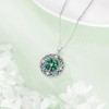 YAFEINI Four Leaf Clover Pendant Necklace Celtic Knot Jewelry Pendant