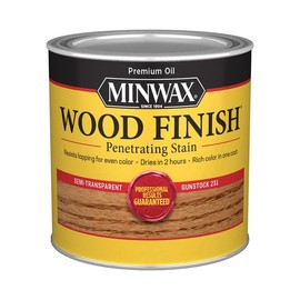 4-Pack of 1/2 pt Minwax 22310 Gunstock Wood Finish Penetrating Oil-Based Wood Stain