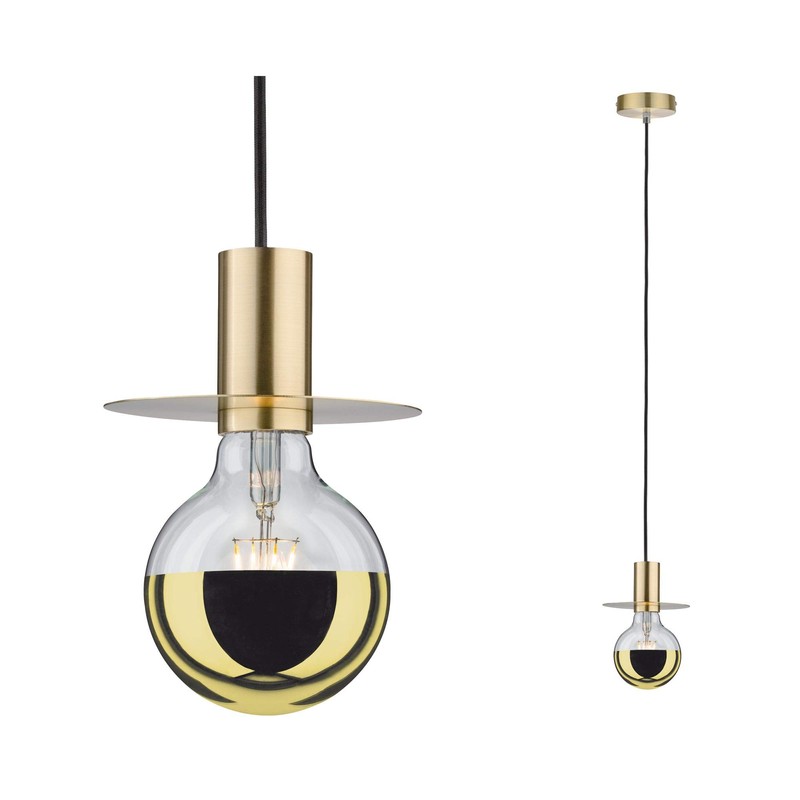 Paulmann 79755 Neordic Stian Pendant Light Max. 60 Watt Brushed