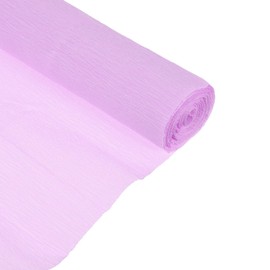 TOP-VIGOR Crepe Paper Roll 2.5m Long 10" Wide Wedding Ceremony Various Large Festival Decoration Light Purple