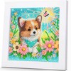 GOUGOUFAFA Dog Diamond Art for Kids with Frame- Small Diamond
