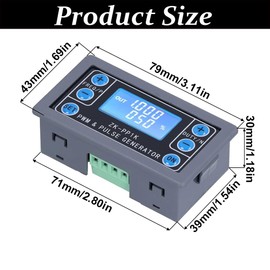 TopHomer PWM Signal Generator, PWM Frequency Generator, 1Hz-150Hz Frequency PWM Motor Speed Regulation Pulse Frequency Cycle Module Adjustable Driver Module/PWM Signal Generator