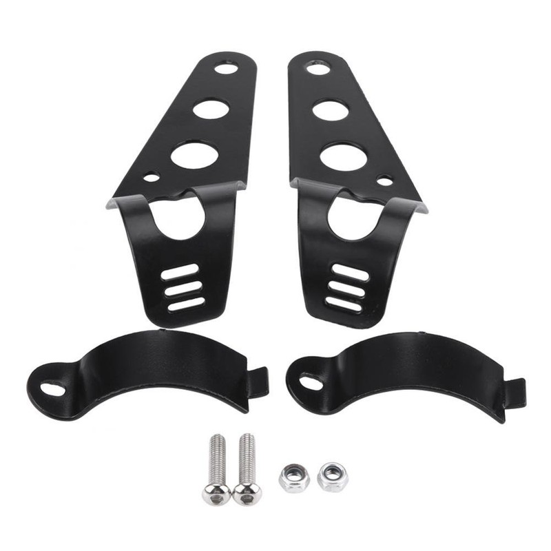 Headlight Mounting Bracket Kit, 35-43mm Motorcycle Headlight Mounting Bracket Fork