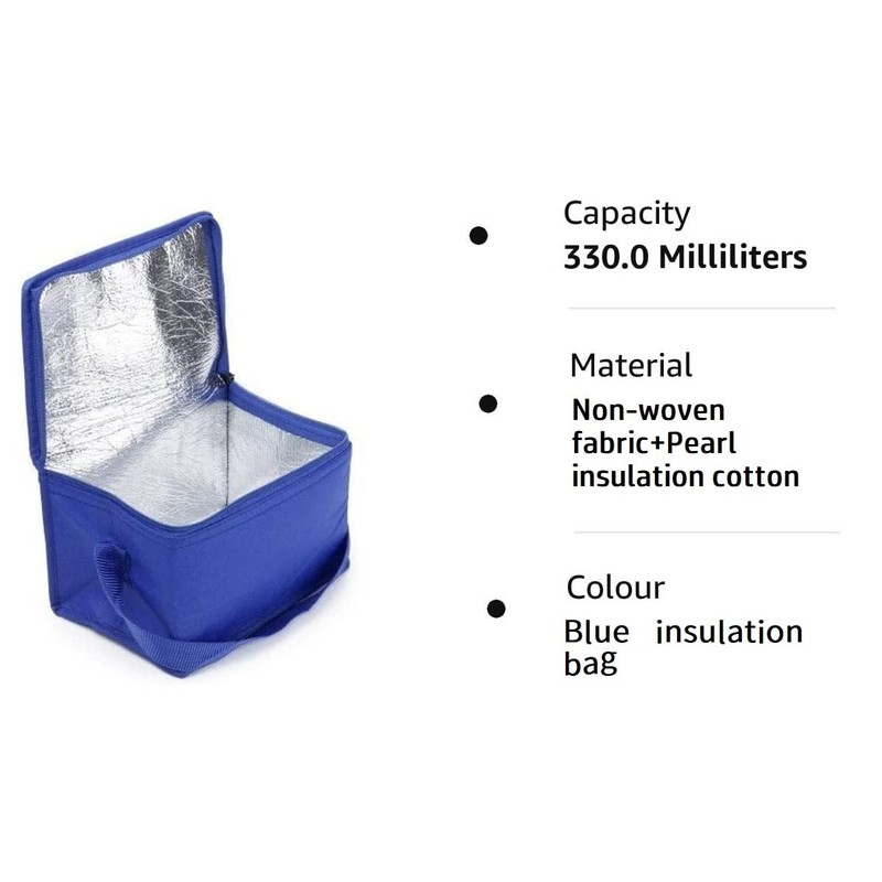 Shentian Small Cool Bag Cool Box Blue Lunch Bags /