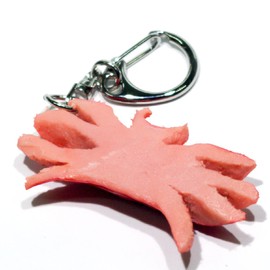 Coconut Accessories 021TK Crab Inner Food Sample Keychain Cute, Funny, Souvenir, Present
