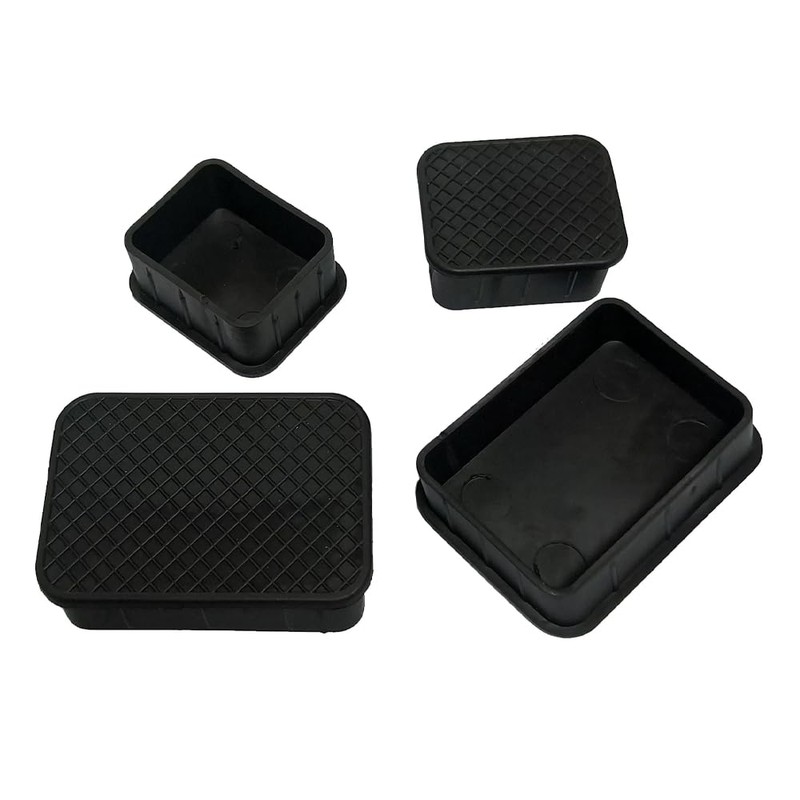 4PCS Crash Bar End Caps Front Axle Plug Waterproof Rubber