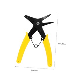 BESPORTBLE 1Pc Spring Clamp Plier Lightweight Tool for Snap Ring Installation and Removal Durable Construction Comfortable Insulated Handles for Easy Operation