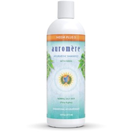 Auromere Ayurvedic Neem Shampoo with 5 Herbal Extracts Natural Vegan Cruelty Free 1 Count