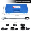 IBOSAD Manual Knockout Hole Punch Driver Kit 1/2 to 2