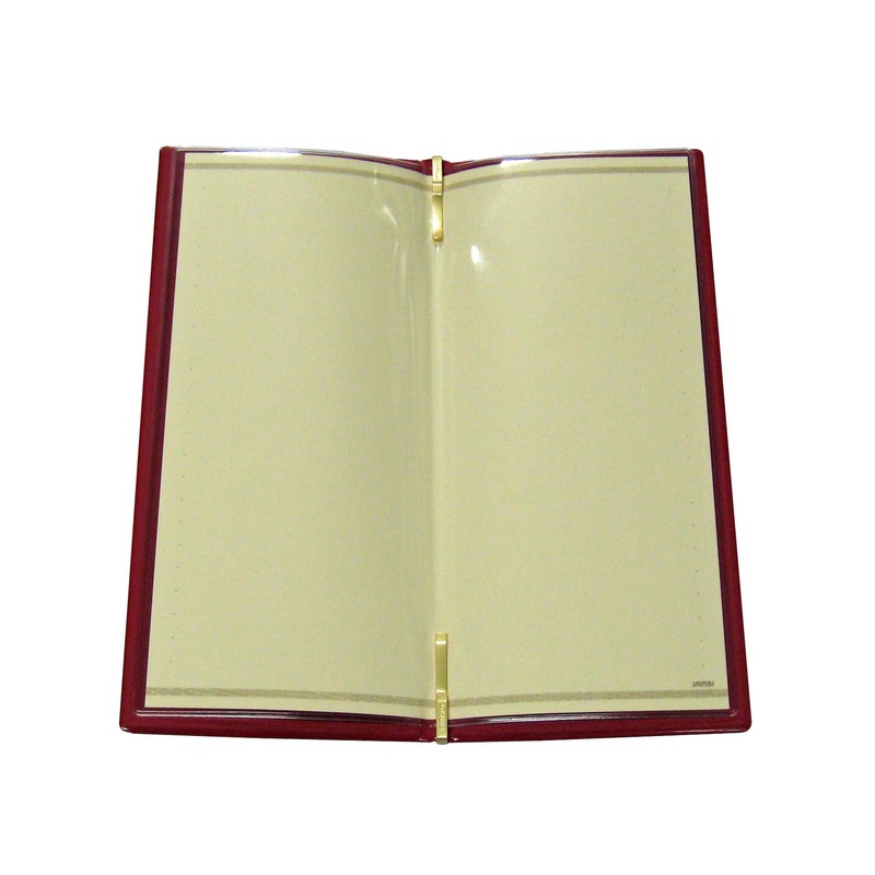 sinbi Western-style menu book Red MS – 303