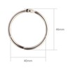 15 Pack 1.8 Inch Diameter Book Loose Leaf Binder Rings