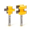 YONICO Router Bits Tongue & Groove Set 3/4-Inch 2 Bit
