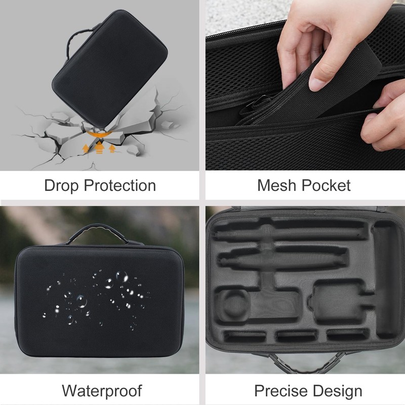 YIIWAY Hard Travel Case Compatible with Insta360 X5 / X4