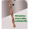 Hss Cobalt Drill Bit Set 1/4 in. x 12 in.