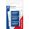 Staedtler Mars 526 53 ABK3D Eraser, Plastic, Mini, Phthalate- and