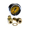 VMS RACING 0-100 PSI Liquid Filled Fuel Pressure Gauge with
