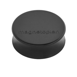 Ergo Large Magnets, Diameter 34 mm x 12.5 mm, Pack of 10 Black