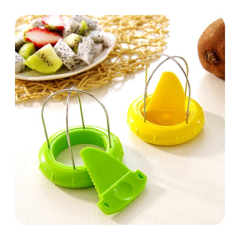 Fruit Slicer, Green Fruit Kiwi Cutter Peeler, 2025 New Slicer