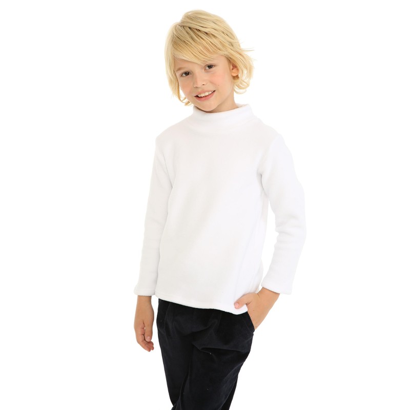 Mud Kingdom - Camisas de forro polar para niños, cuello