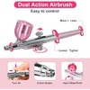 Hiseeyo Airbrush, Upgraded Airbrush Kit with Compressor&rRechargeable Portable Cordless Air