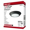 NUVO 62/1163 One Light Flush Mount, 7 pulgadas (diámetro), bronce