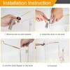 2 Pack Universal Side Mount Toilet Handle Angle-Mount Adjustable Trip