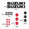 Pre-Cut Motorcycle Helmet Compatible Tank Sticker Kit - Easy to