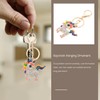 Rhinestone Unicorn KeyChain 3D Sparkling Charm Key Ring Key Chain