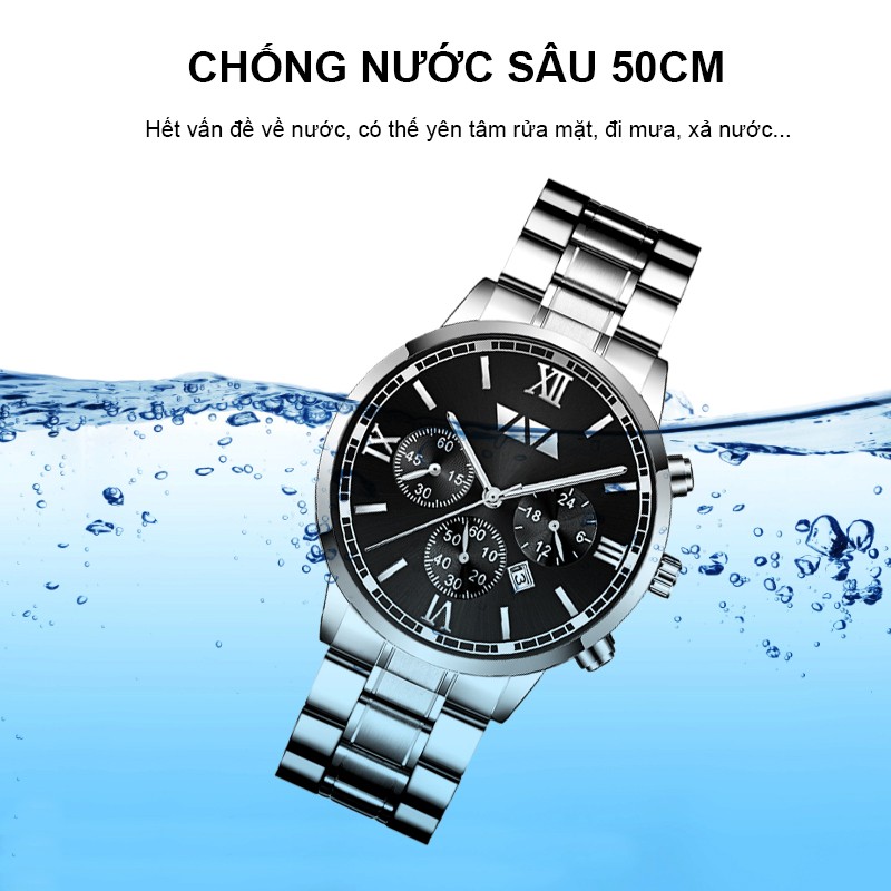 Leisure Fashion Glass Men Quartz Watch