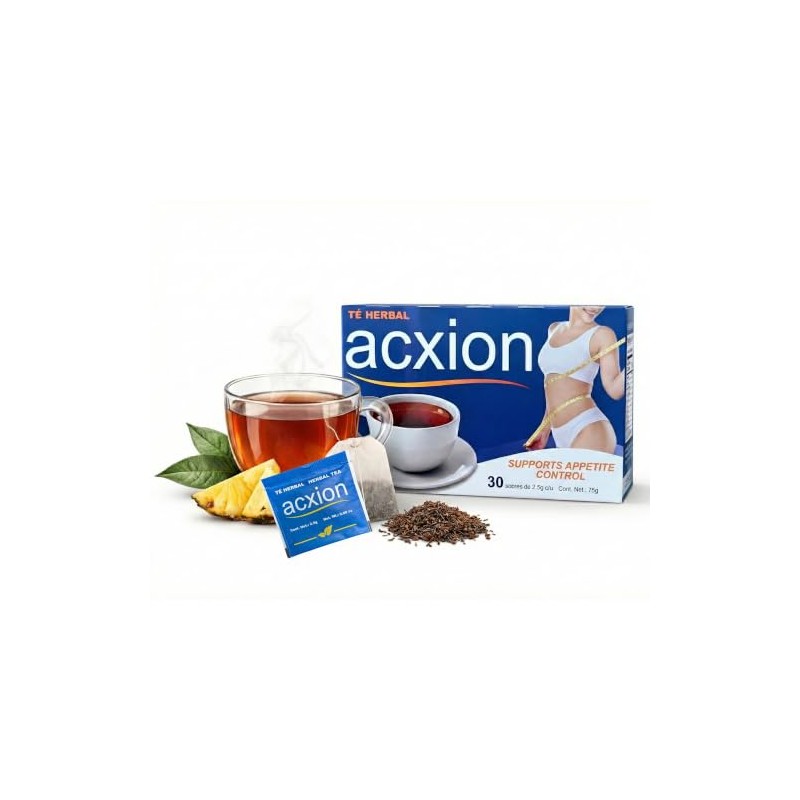 Acxion Herbal Pineapple & Green Tea Blend – Traditional Artichoke,