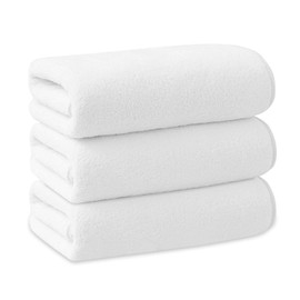 YorBurn Face Towel, Hair Drying Towel, Microfiber Towel, Fast Absorption, Durable, Low Pilling, White