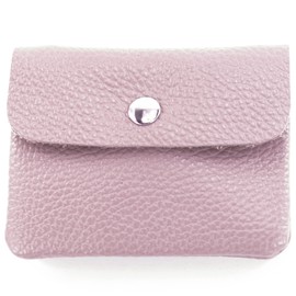 modamoda de P09 Italian Leather Women's Purse, Small, lilac