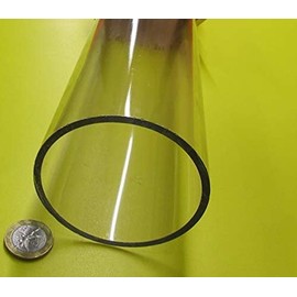 Tenite CAB Butyrate Round Tube 3.00" (3") OD x 2.875" (2-7/8") ID x 1/16" Wall x 6 Ft. Length 1 pc