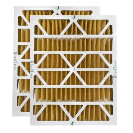 Glasfloss M1116254 (2-Pack) - 16" x 25" x 4" Z-Line Pleated Air Filter, MERV 11