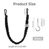 Curtain Tie Backs 2 Pack, Hand Knitting Curtain Tiebacks Cotton