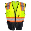 Fierce Safety Surveyors Class 2 Meshed Vest with Orange Trim