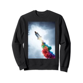 Galaxy Universe space nebula orbit star ship cosmonaut Sweatshirt