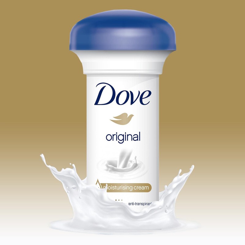 Dove 24h Antiperspirant Original Moisturising Cream 50ml, 6 Pack