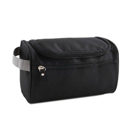 Men's Toiletry Bag for Toilet Bag Foldable Waterproof Travel Cosmetic Bag (Black, One Size)