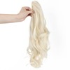Qunlinta Ponytail Extension Hair Extensions Ponytail 18" 20" Claw Curly