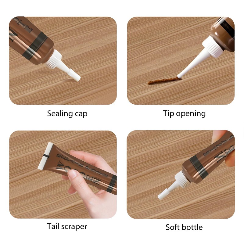 atnayo 11 Pcs Laminate Repair Kit, Light to Dark Brown