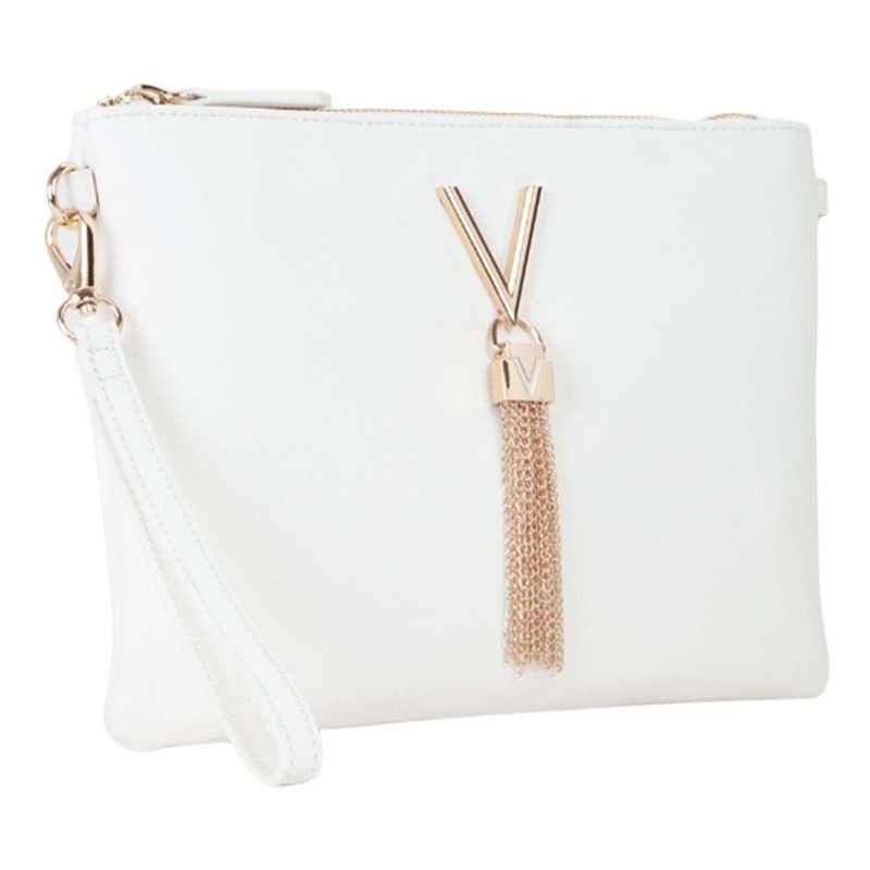 VALENTINO Women's Divina Sa Handbag, White, Unit size