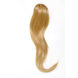 WIG ME UP - WK06-611B Hairpiece Voluminous Straight Falling Braid / Ponytail Mini Butterfly Clip Elastic Band Approx. 60 cm Blonde Mix